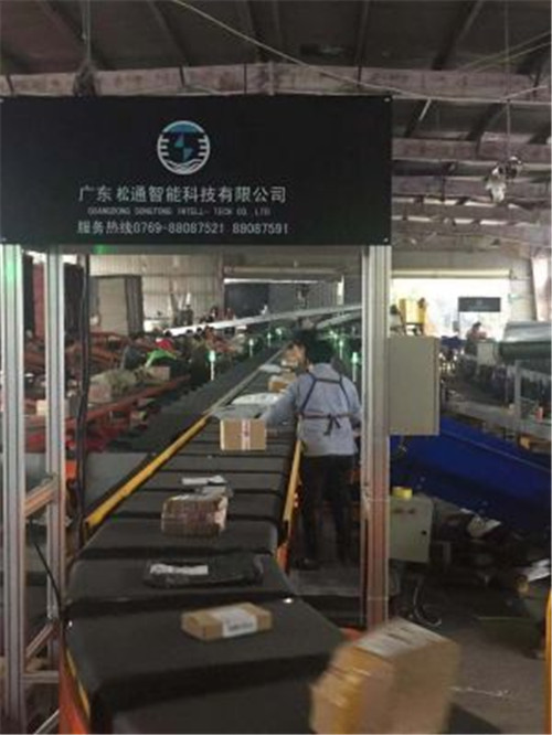 环线交叉带分拣机案例
